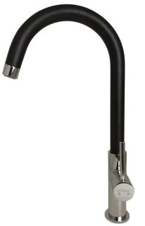 Смеситель для кухни Paini Sky 78CR57244SLMKM чёрный/хром